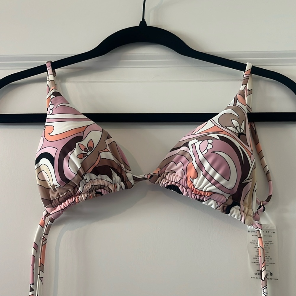 White fox boutique bikini top